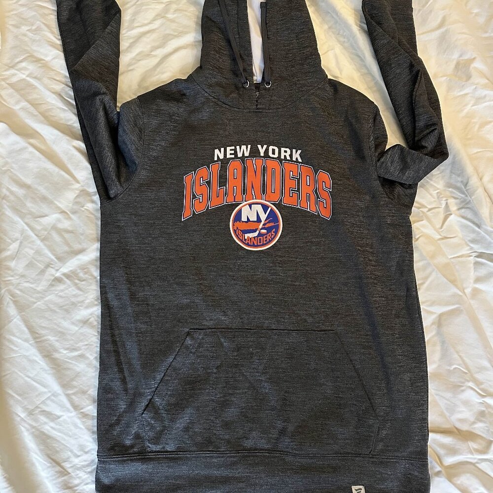 New York Islanders Fanatics Hoodie Men’s L – NHL Hockey Sweatshirt Sweater